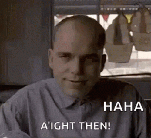 Bald Man At Window I'll Be Home Soon Honey GIF