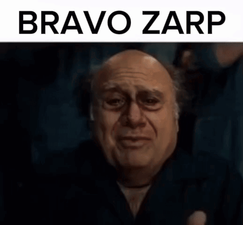 Bald Man Crying In Front Of Bravo Zap Sign GIF