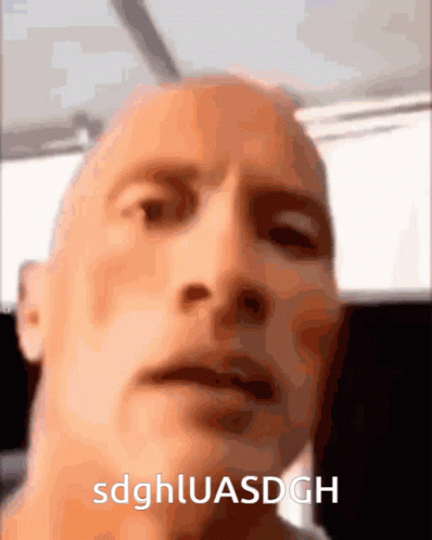 Bald Man Face Saying Sdghluasdgh GIF
