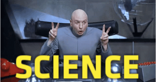 Bald Man Giving Peace Sign Science Sign GIF