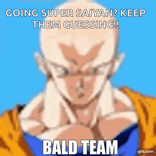 Bald Man Going Super Saiyan Keep Them Guessing