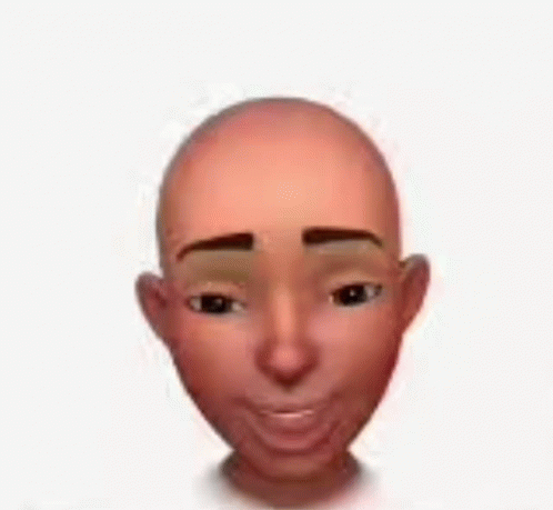 Bald Man In Black T-Shirt GIF