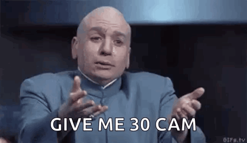 Bald Man In Blue Suit Saying Give Me 30 Cam GIF