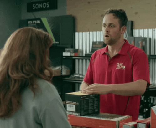 Bald Man In Blue Uniform Says I'm Only Gonna Tell You This One Time GIF