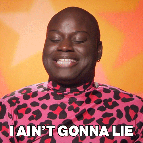 Bald Man in Pink Leopard Shirt Saying I Aint Gonna Lie