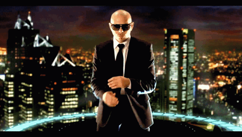 Bald Man in Suit and Tie