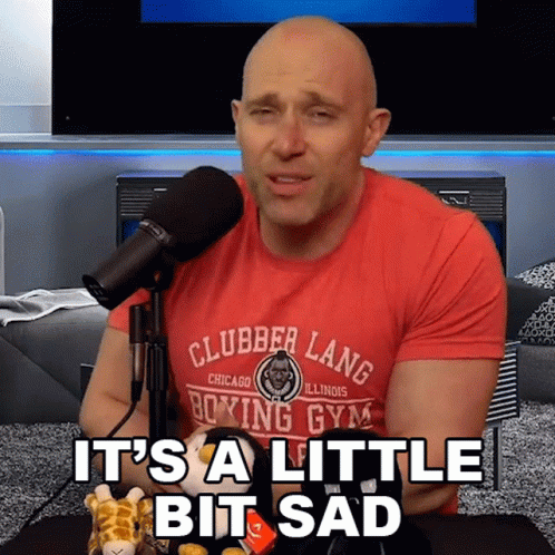 Bald Man Just A Little Bit Sad GIF