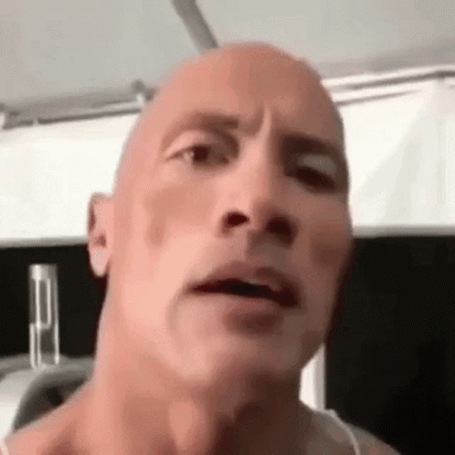 Bald Man Making Funny Face GIF