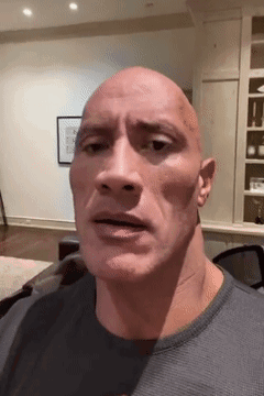 Bald Man Making Funny Face