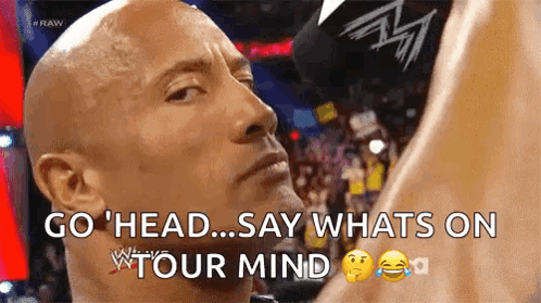 Bald Man Making Funny Face Saying Go Ahead GIF