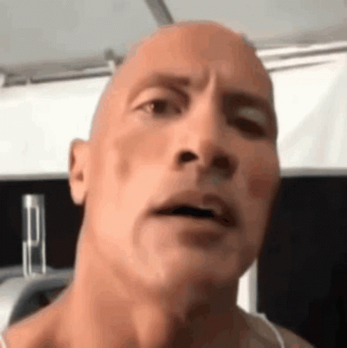 Bald Man Making Funny Face GIF