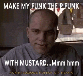 Bald Man Smiling Make My Funk The P Funk With Mustard Mmmm Hmm GIF