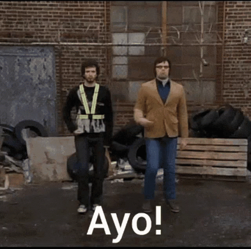 Bald Man With Face Tattoo Before Bald Man GIF