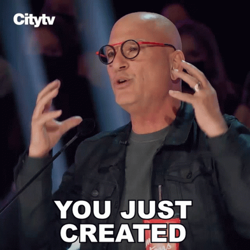 Bald Man With Glasses And Jacket Says You Just Created GIF