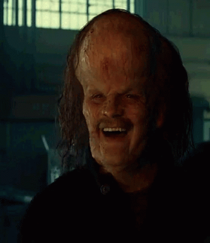 Bald Man With Mustache Smiling
