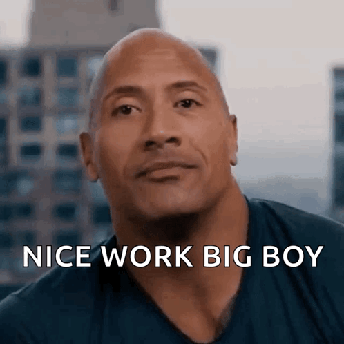 Bald Man With Nice Work Big Boy