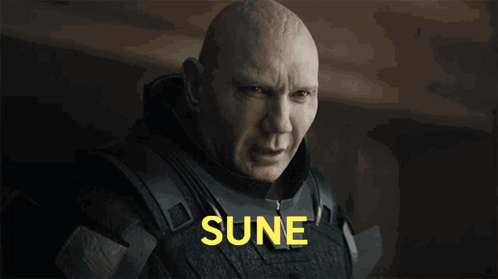 Bald Man with Sune in Yellow