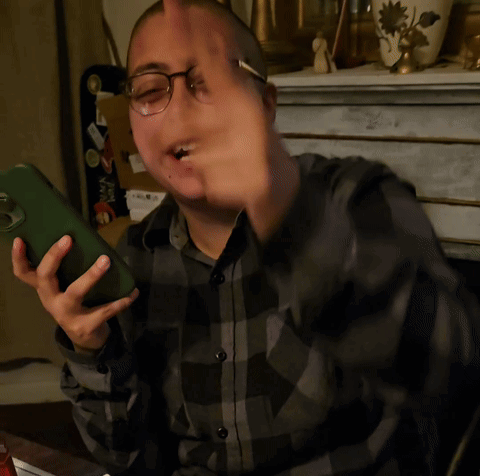 Bald Woman Flannel Woman Arguing GIF