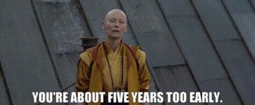 Bald Woman You're About Five Years Too Early