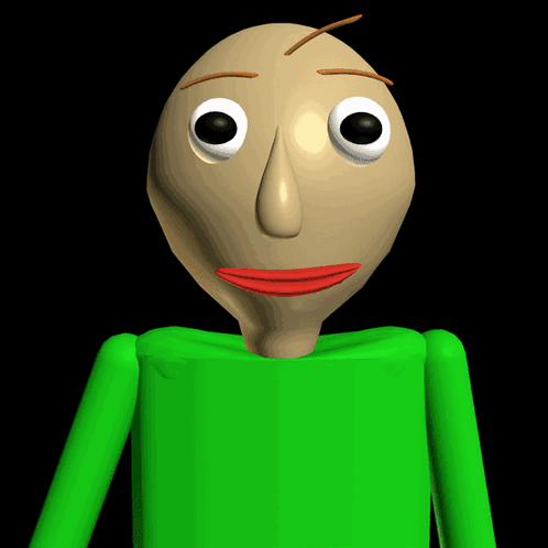 Baldi Basics Jumpscare And Fall GIF