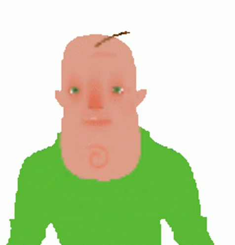 Baldi Basics Looking Angry GIF