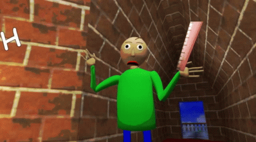Baldi Basics Shaking Math GIF