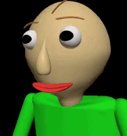 Baldi Basics Shaking One Finger GIF