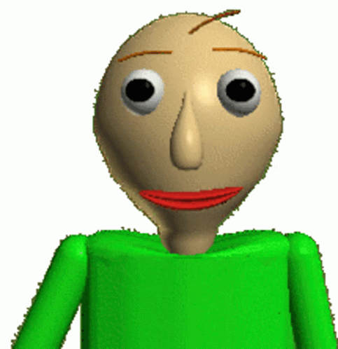 Baldi Basics Slowly Frowning GIF