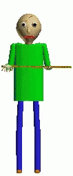 Baldi Playing The Stick GIF