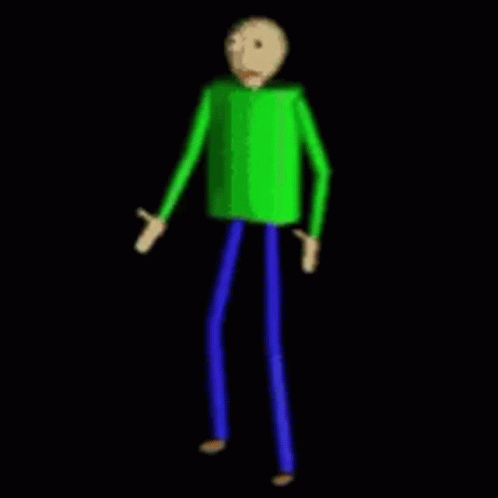 Baldi Showing His Dance Move GIF