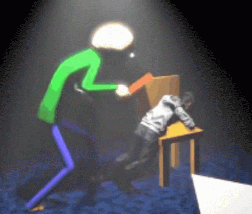 Baldi Spank A Boy GIF
