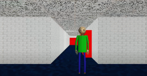 Baldi Standing Still GIF