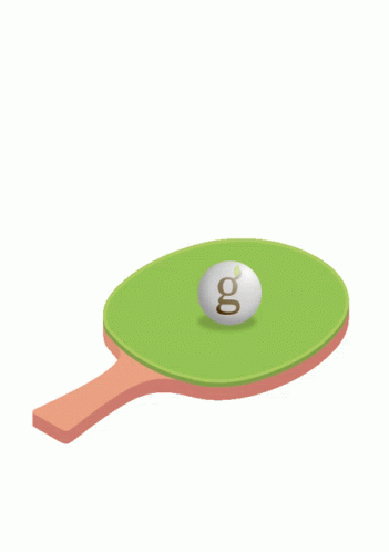 Ball Bouncing In Table Tennis Racket GIF