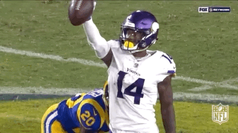 Ball Drop Nfl Football Jersey 14 GIF