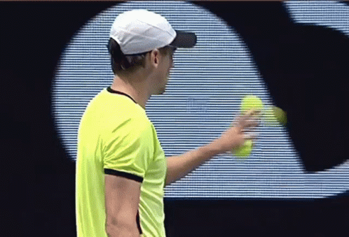 Ball Drop Tennis Player John Millman GIF