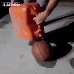 Ball On Fire Shoot GIF