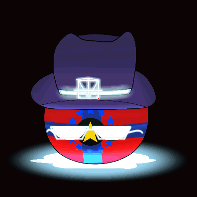 Ball Wearing Hat and Sunglasses