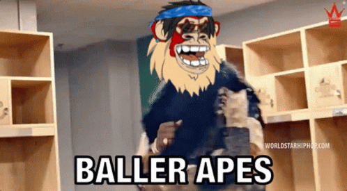 Baller Apes Dancing Face Swap GIF