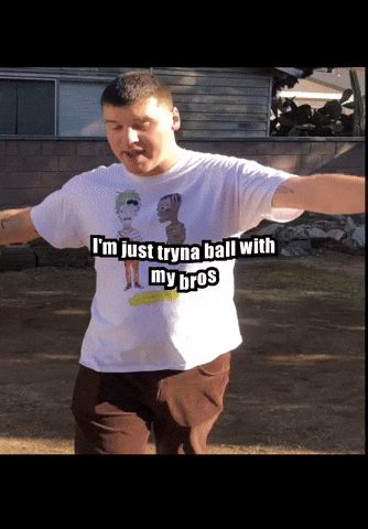 Baller Meme I'm Just Tryna Ball With Bros GIF