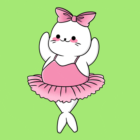 Ballerina Spinning Seal GIF