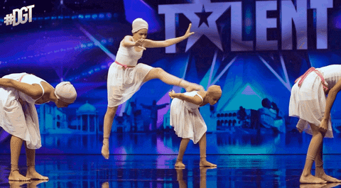 Ballerinas On Dominican Got Talent GIF