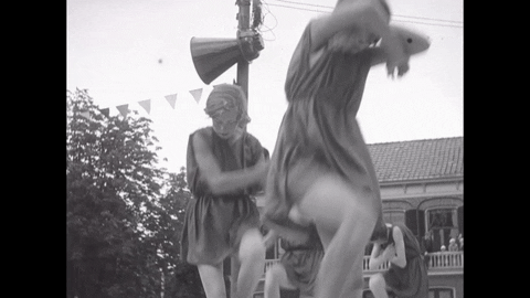 Ballerinas Rain Dance GIF