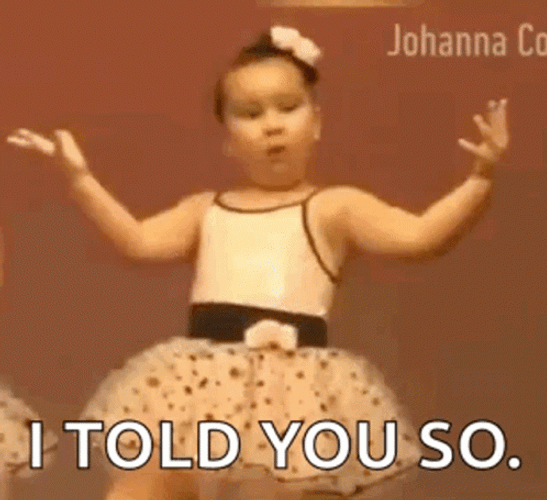 Ballet Kid I Told You So GIF