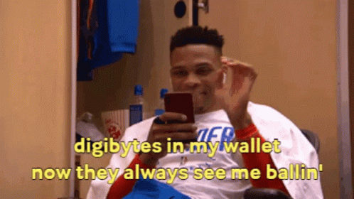 Ballin Russel Westbrook On The Phone GIF