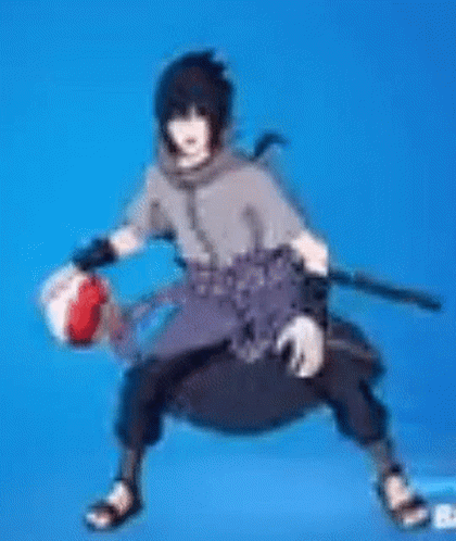 Ballin Sasuke Uchiha Fortnite Dance Meme GIF