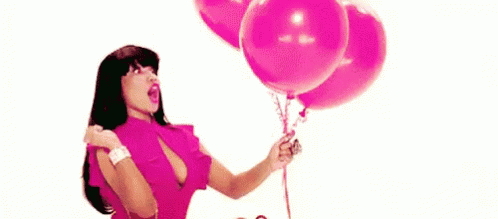 Balloon Pop Nicki Minaj GIF