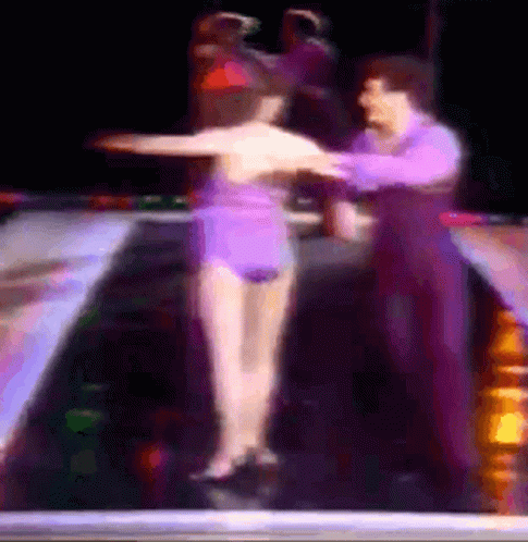 Ballroom Partner Disco Dancing Spin GIF