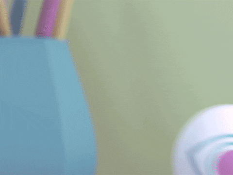 Balls With Eyes As Newton Pendulum GIF
