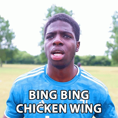 Balogun Bing Bing Chicken Wing GIF