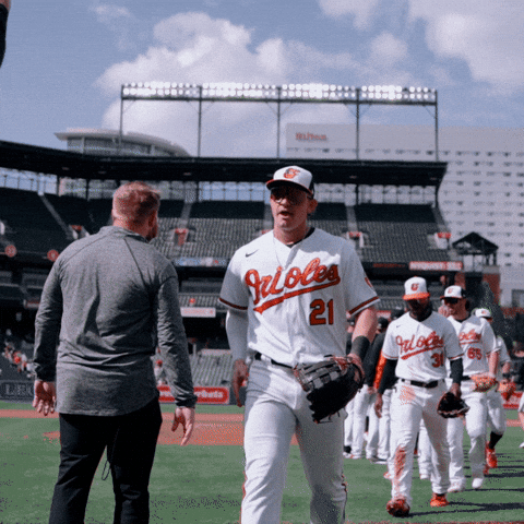 Baltimore Orioles High Five GIF